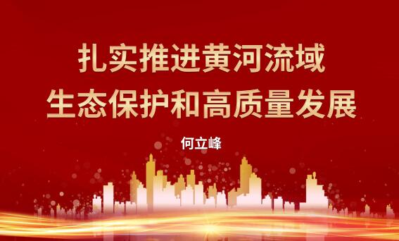  扎实推进黄河流域生态保护和高质量发展